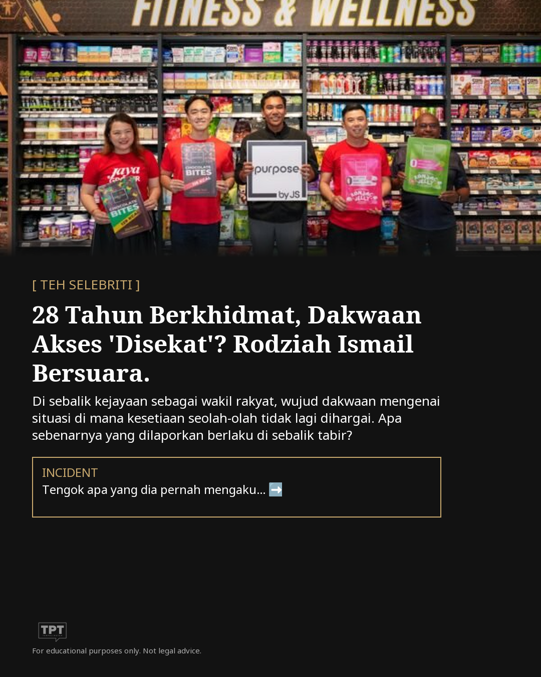 28 Tahun Berkhidmat, Dakwaan Akses 'Disekat'? Rodziah Ismail Bersuara