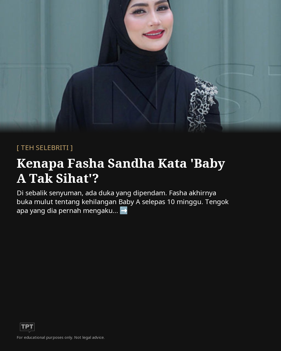 Fasha Sandha Kongsi Duka Kehilangan Baby A: Mengapa Ketabahan Beliau Menjadi Inspirasi Wanita Malaysia?